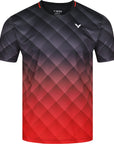 VICTOR T-SHIRT T-13100 C UNISEX BLACK/RED