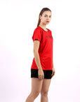 FZ FORZA Blingley Tee, Chinese Red Womens - Smash Pro
