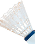 VICTOR NYLON SHUTTLE 500 BRONZE 6PC TUBE MEDIUM SPEED WHITE - Smash Pro