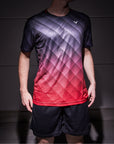 VICTOR T-SHIRT T-13100 C UNISEX BLACK/RED - Smash Pro