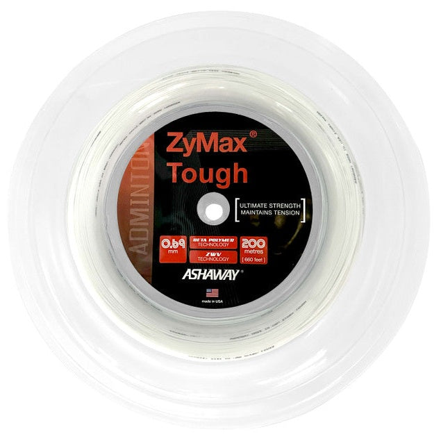 Ashaway ZyMax Tough 0.69mm Badminton 200M Reel - Smash Pro