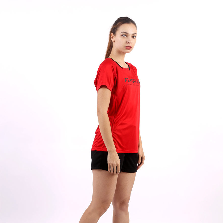 FZ FORZA Blingley Tee, Chinese Red Womens - Smash Pro