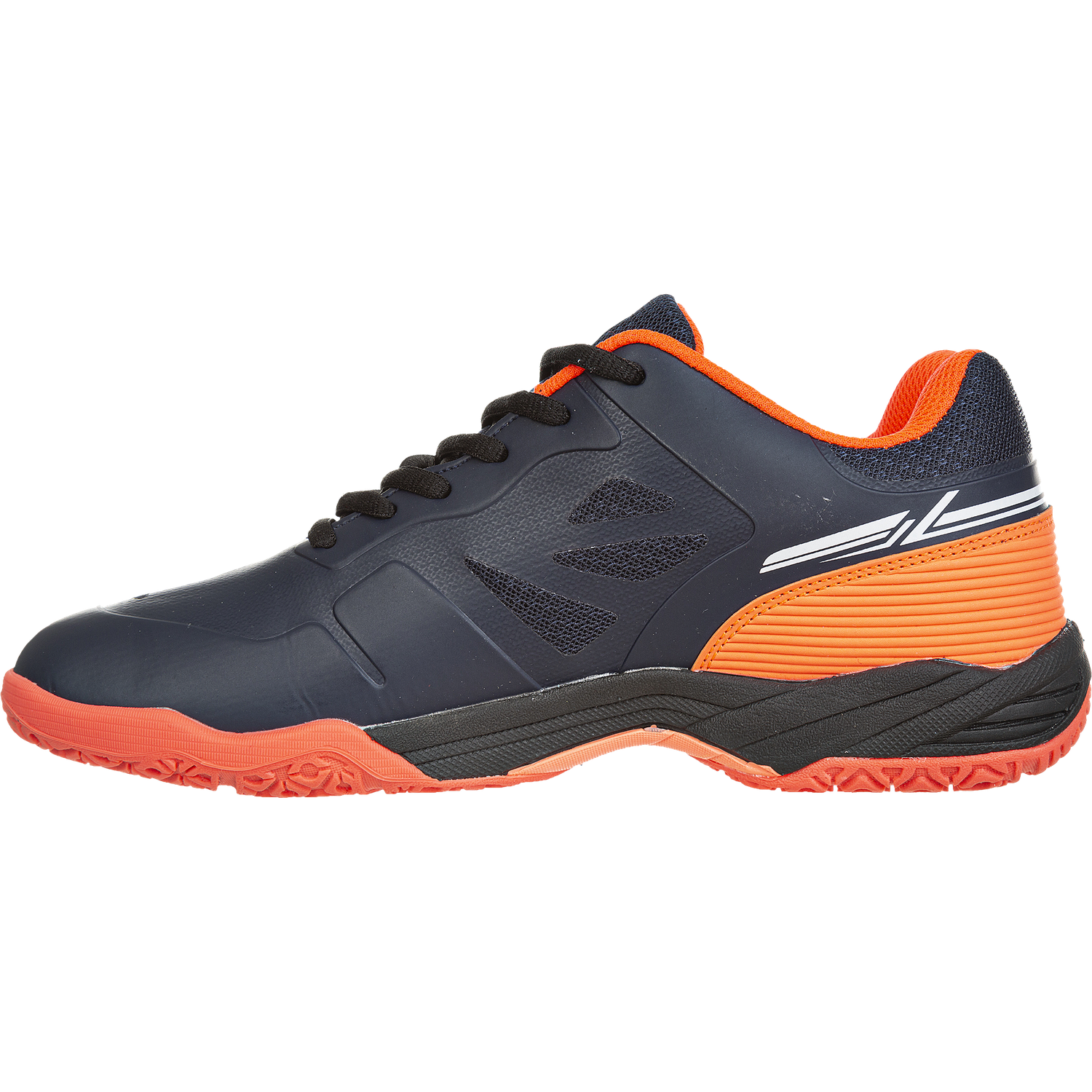 FZ FORZA Brace M Black/Fiery Coral Badminton Shoe - Smash Pro