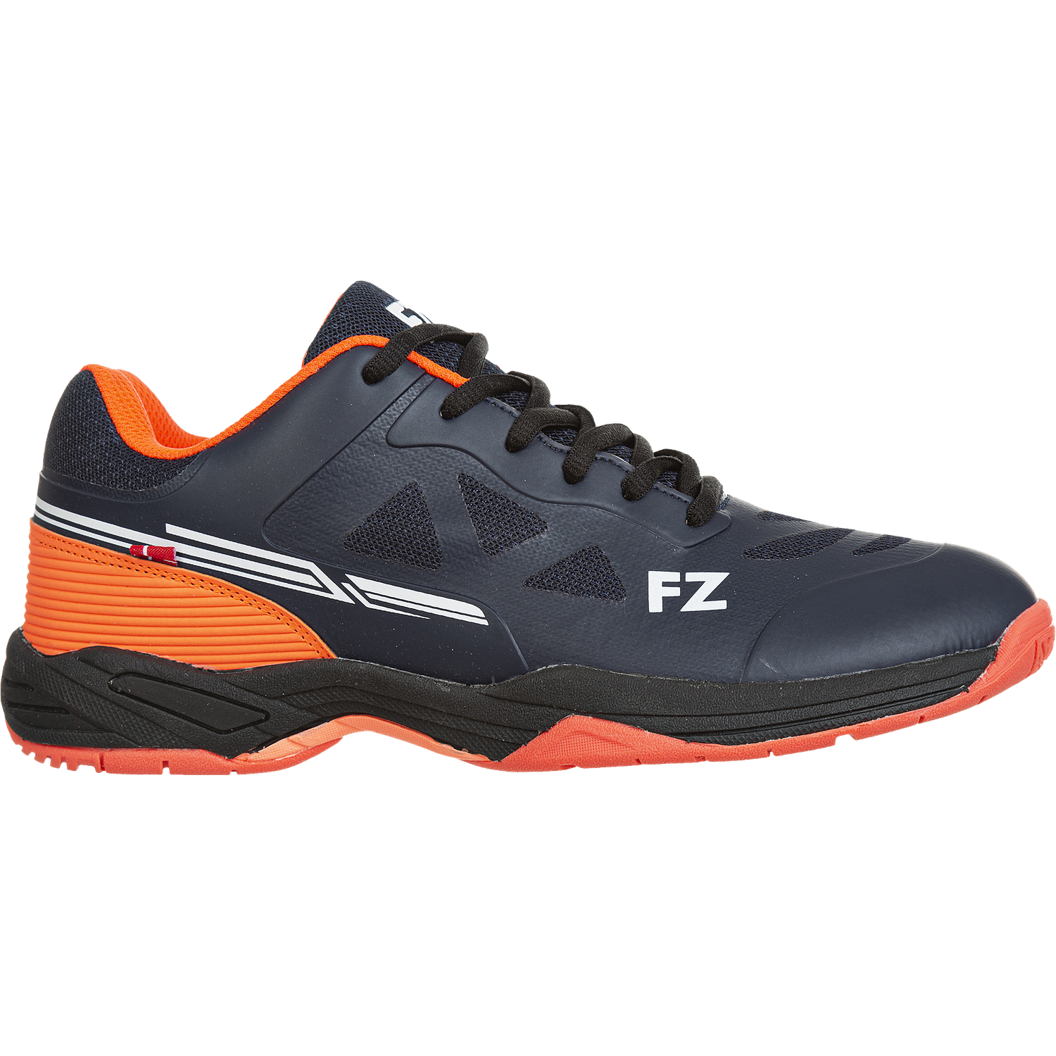 FZ FORZA Brace M Black/Fiery Coral Badminton Shoe - Smash Pro