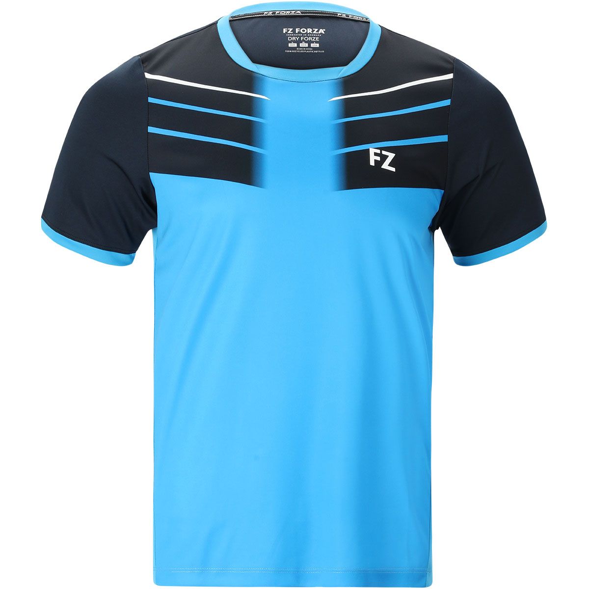FZ FORZA Check M S-S Tee Dresden Blue Unisex - Smash Pro