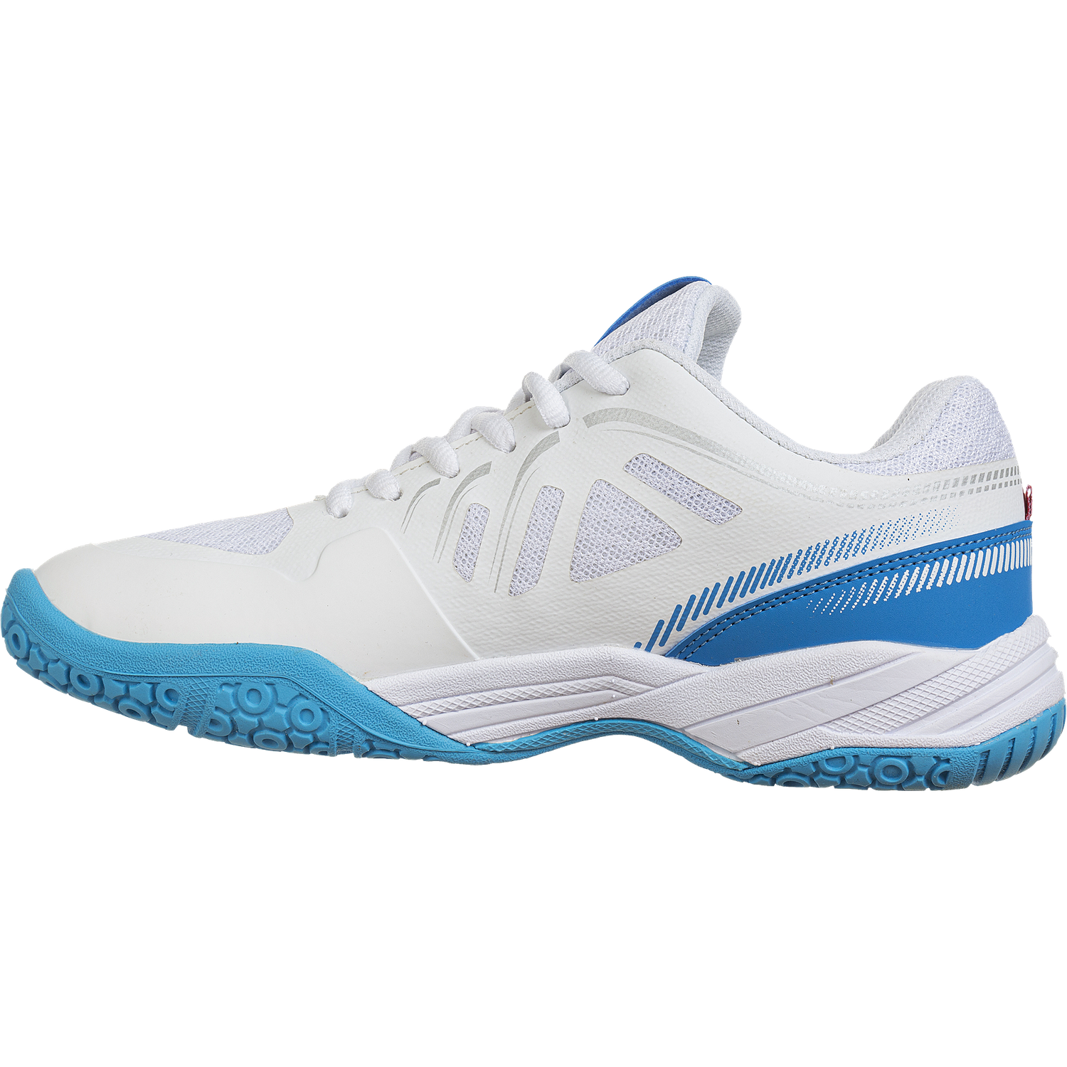 FZ FORZA Leander V3 W White/Blue Badminton Shoe - Smash Pro