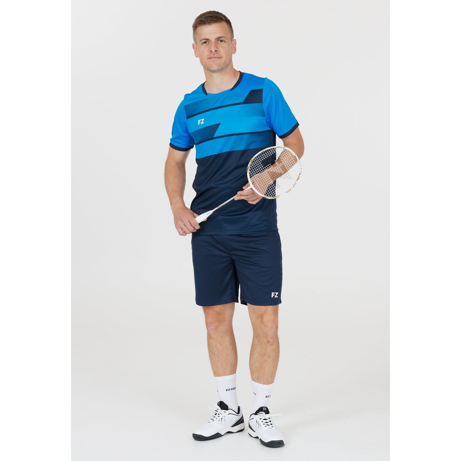 FZ FORZA Leck M Tee - Dark Sapphire - Smash Pro