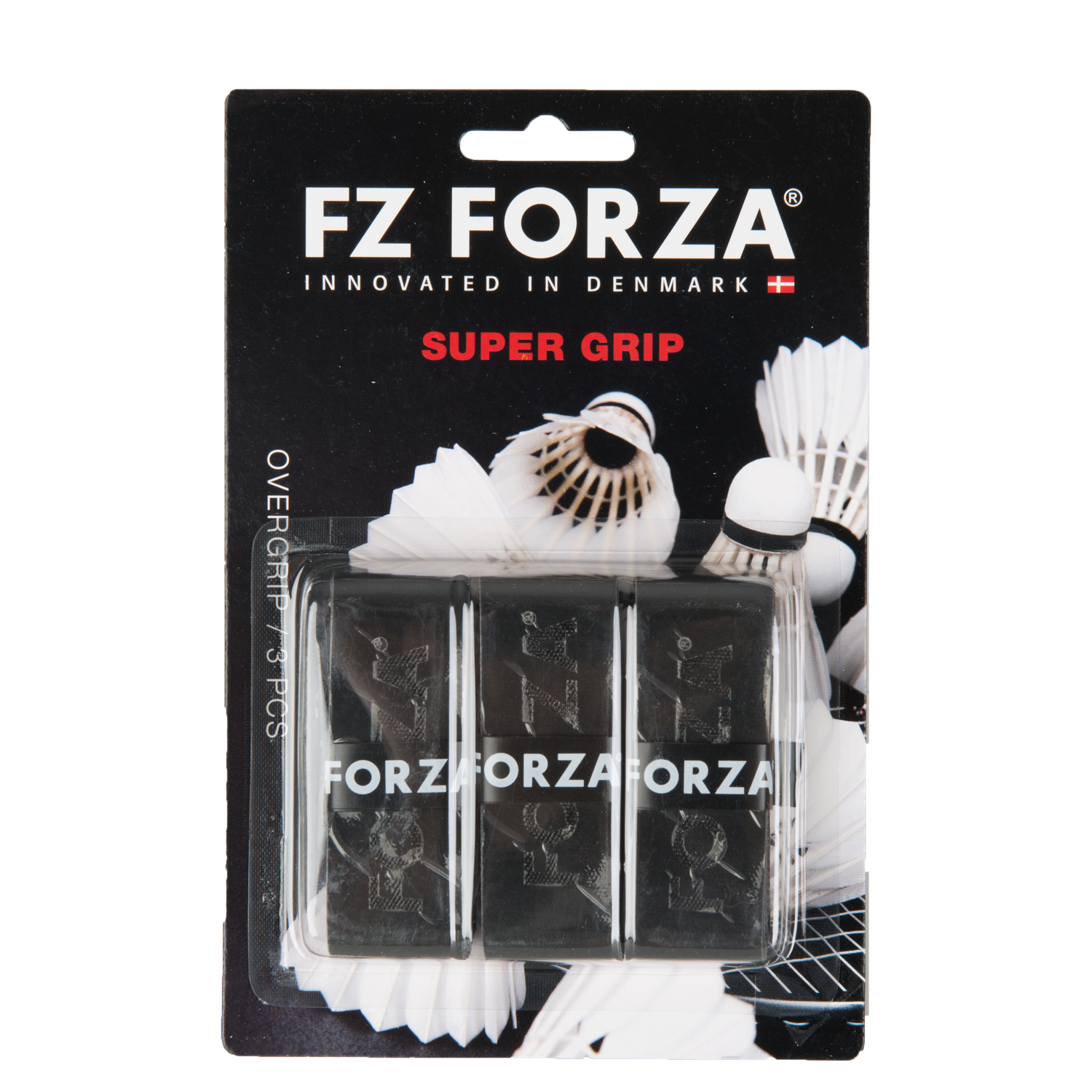 Fz Super Grip - 3 pcs. Card Black - Smash Pro