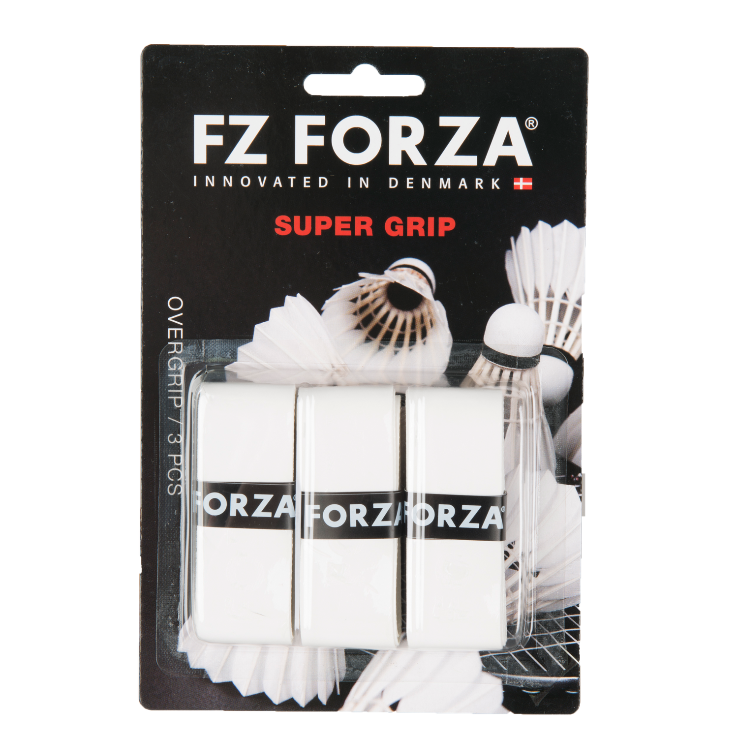 Fz Super Grip - 3 pcs. Card White - Smash Pro