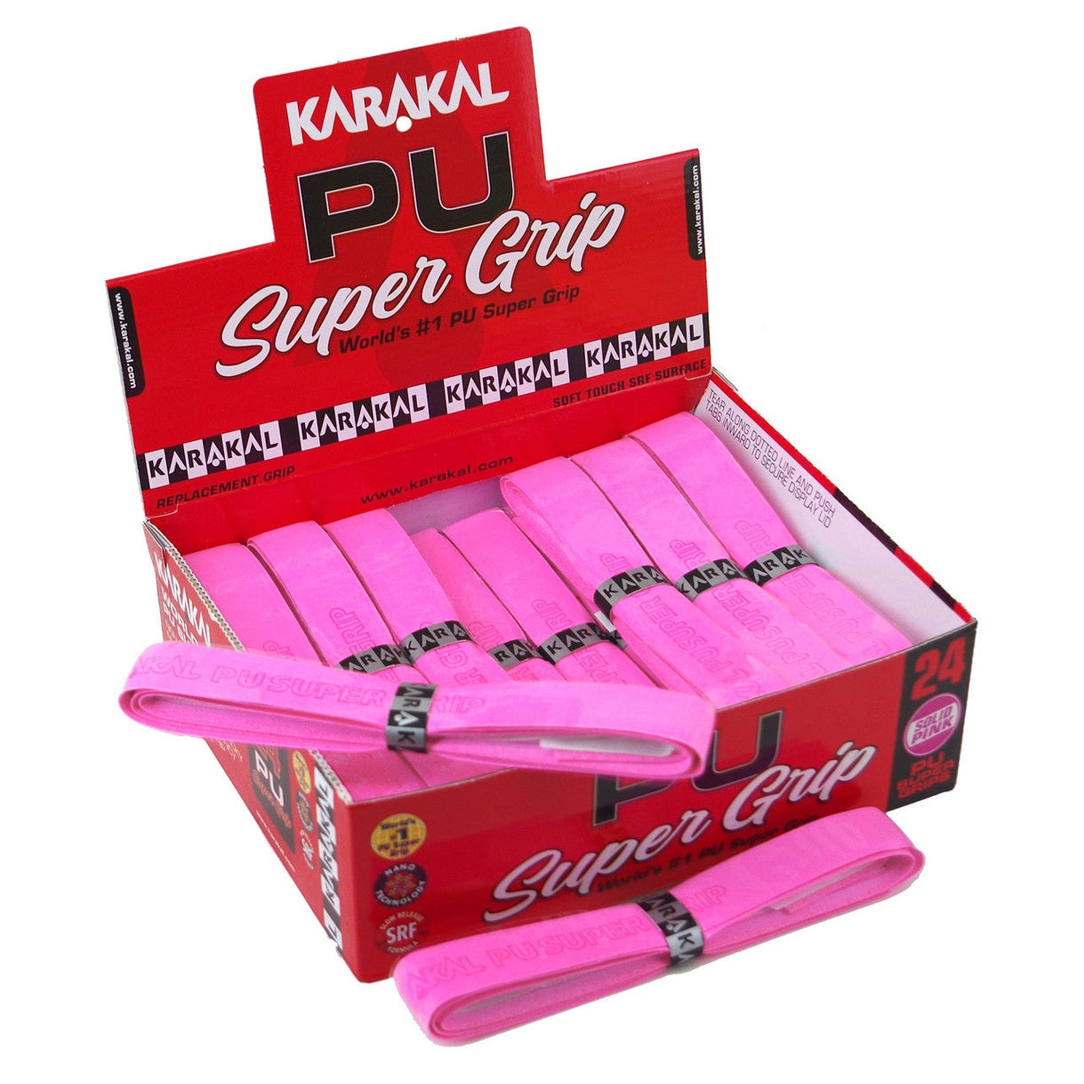 Karakal PU Super Grip Universal Replacement Grip 24 Pack - Smash Pro