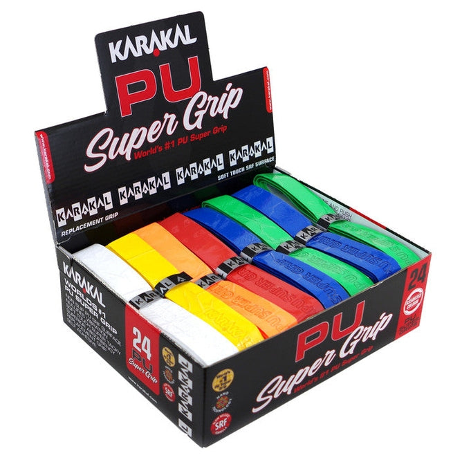 Karakal PU Super Grip Universal Replacement Grip 24 Pack - Smash Pro