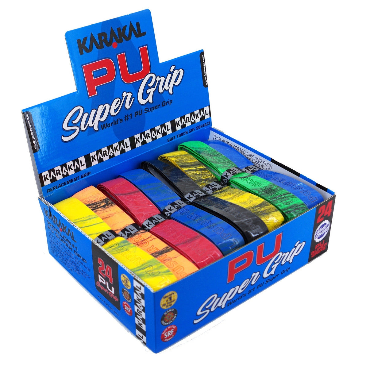 Karakal PU Super Grip Universal Replacement Grip 24 Pack - Smash Pro