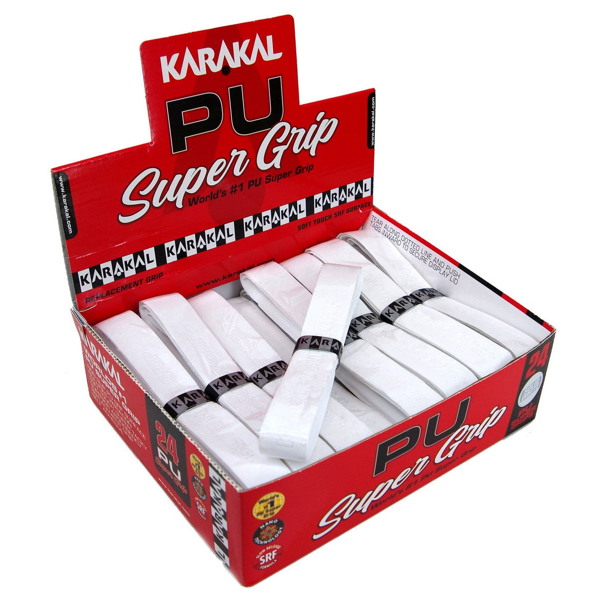 Karakal PU Super Grip Universal Replacement Grip 24 Pack - Smash Pro
