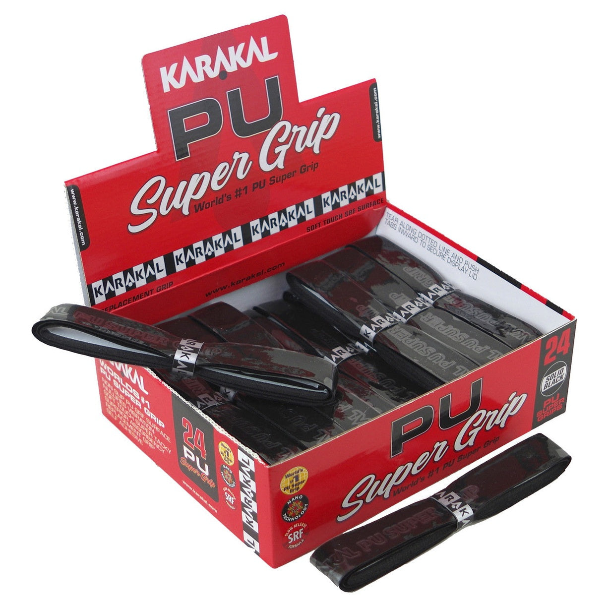 Karakal PU Super Grip Universal Replacement Grip 24 Pack - Smash Pro