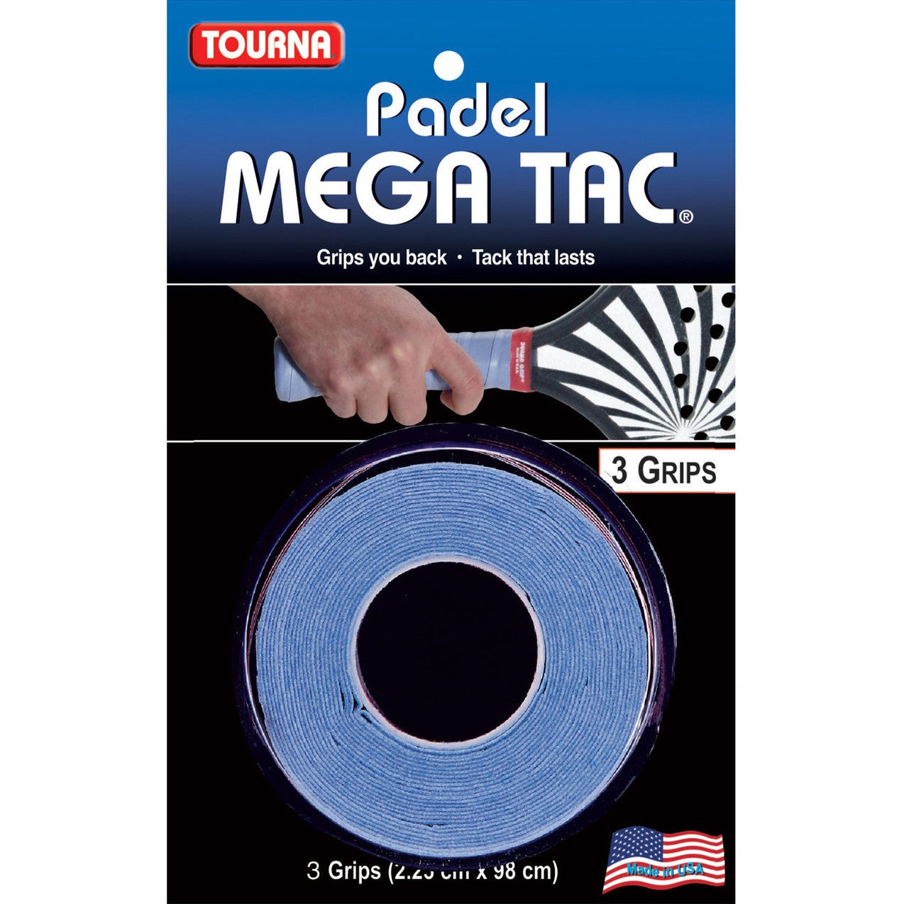 Tourna Mega Tac Padel Overgrip 3 Pack - Smash Pro