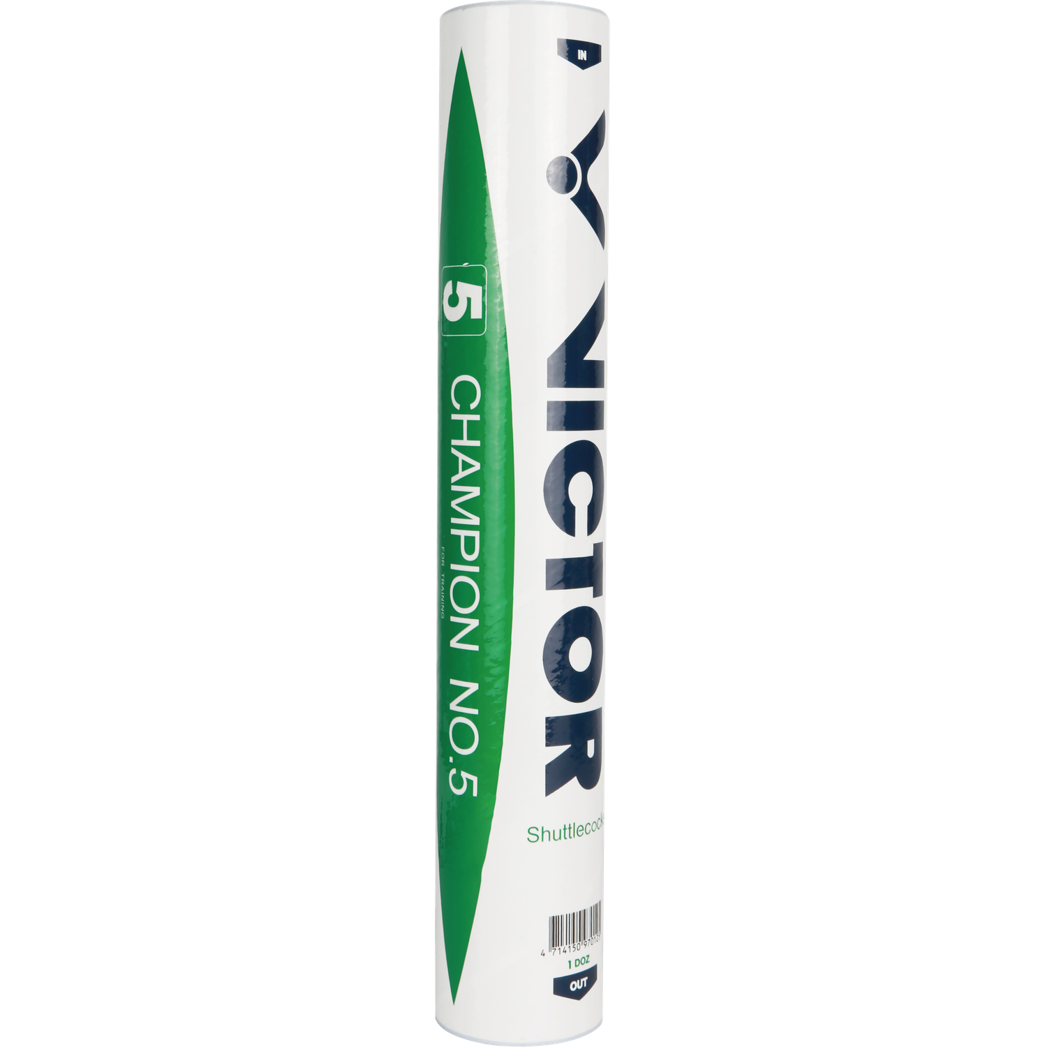 VICTOR Champion No. 5 Badminton Shuttles - Tube of 12 - Smash Pro