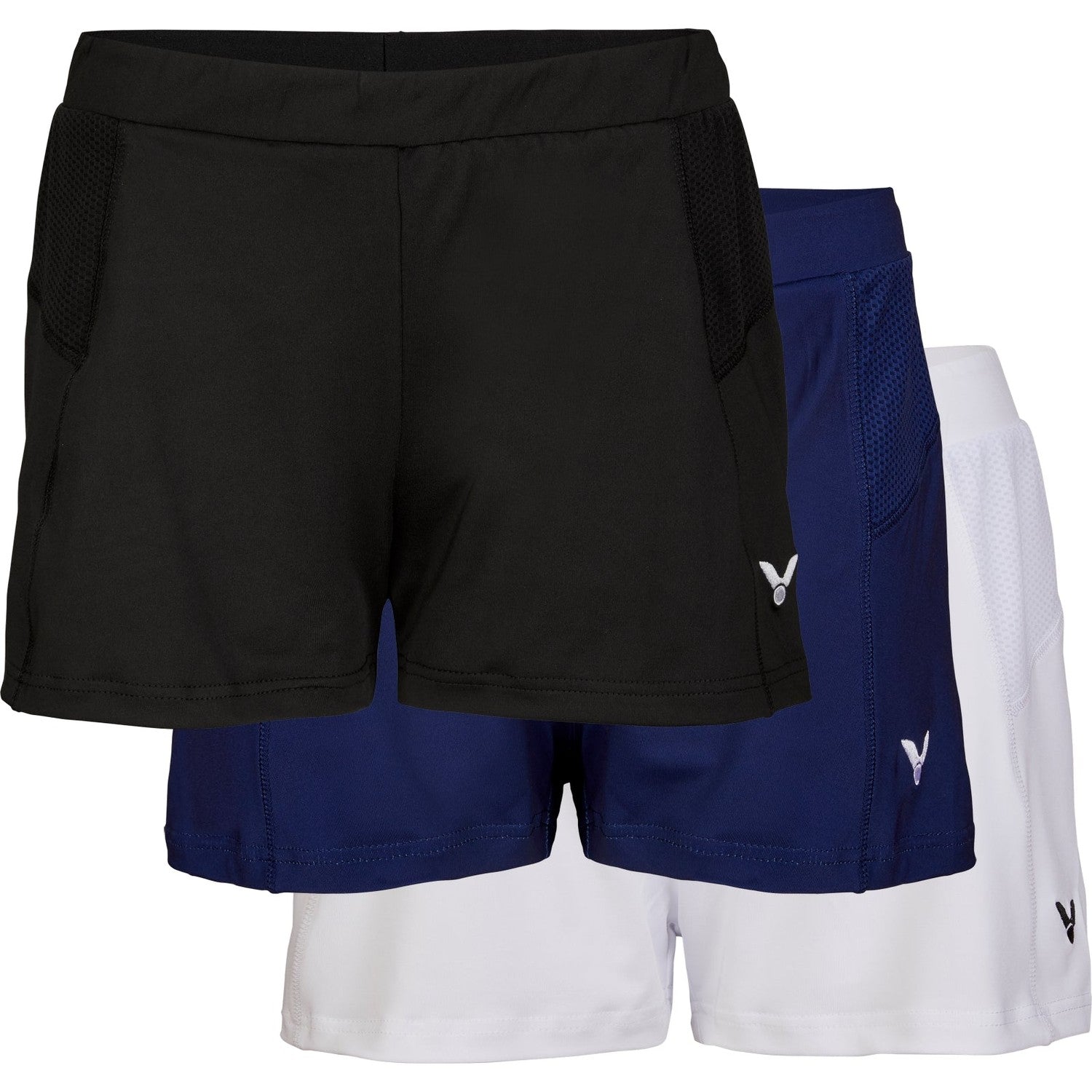 VICTOR LADY SHORTS R-04200 A WHITE - Smash Pro