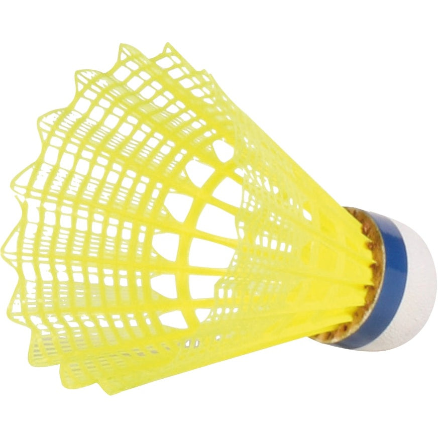 VICTOR NYLON SHUTTLE 2000 GOLD 6PC TUBE MEDIUM SPEED YELLOW - Smash Pro