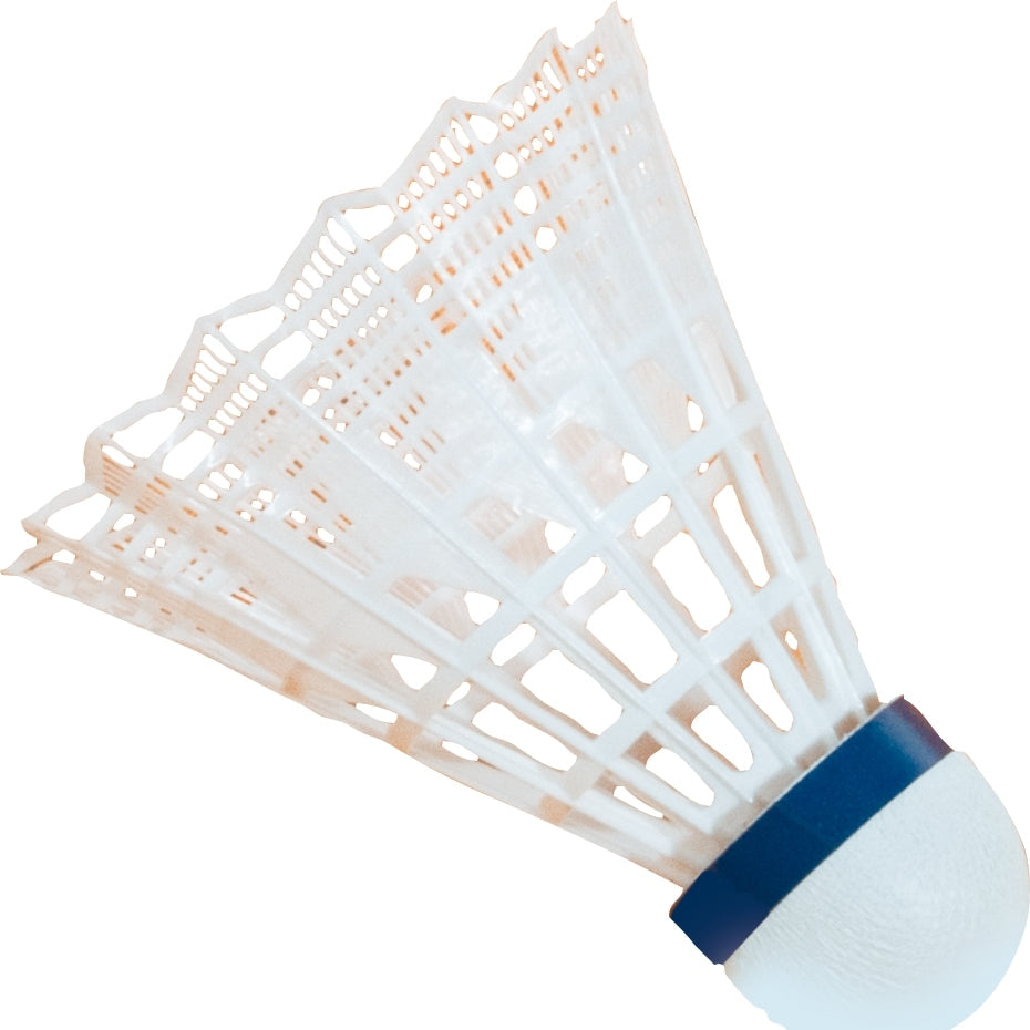 VICTOR NYLON SHUTTLE 500 BRONZE 6PC TUBE MEDIUM SPEED WHITE - Smash Pro