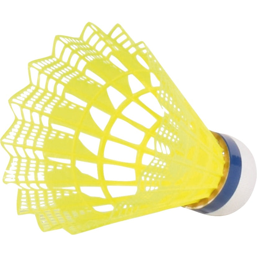 VICTOR NYLON SHUTTLE 500 BRONZE 6PC TUBE MEDIUM SPEED YELLOW - Smash Pro
