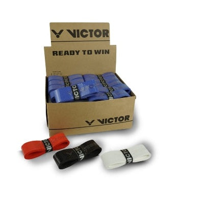 VICTOR OVERGRIP 06 BOX OF 50 - BLACK, WHITE, BLUE, RED - Smash Pro