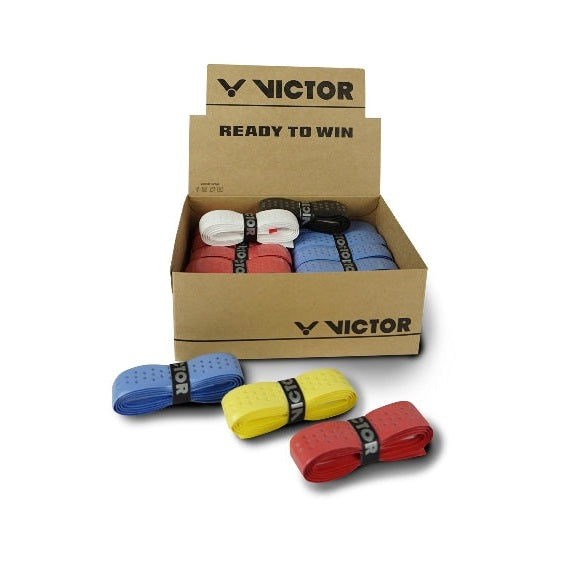 VICTOR SOFT GRIP 25PCS - BLACK, WHITE, RED, BLUE, YELLOW - Smash Pro