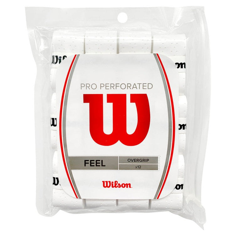 Wilson Pro Perforated Overgrip 12 Pack - Smash Pro