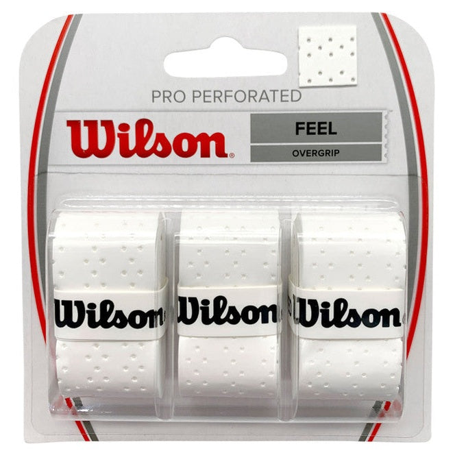 Wilson Pro Perforated Overgrip 3 Pack - Smash Pro