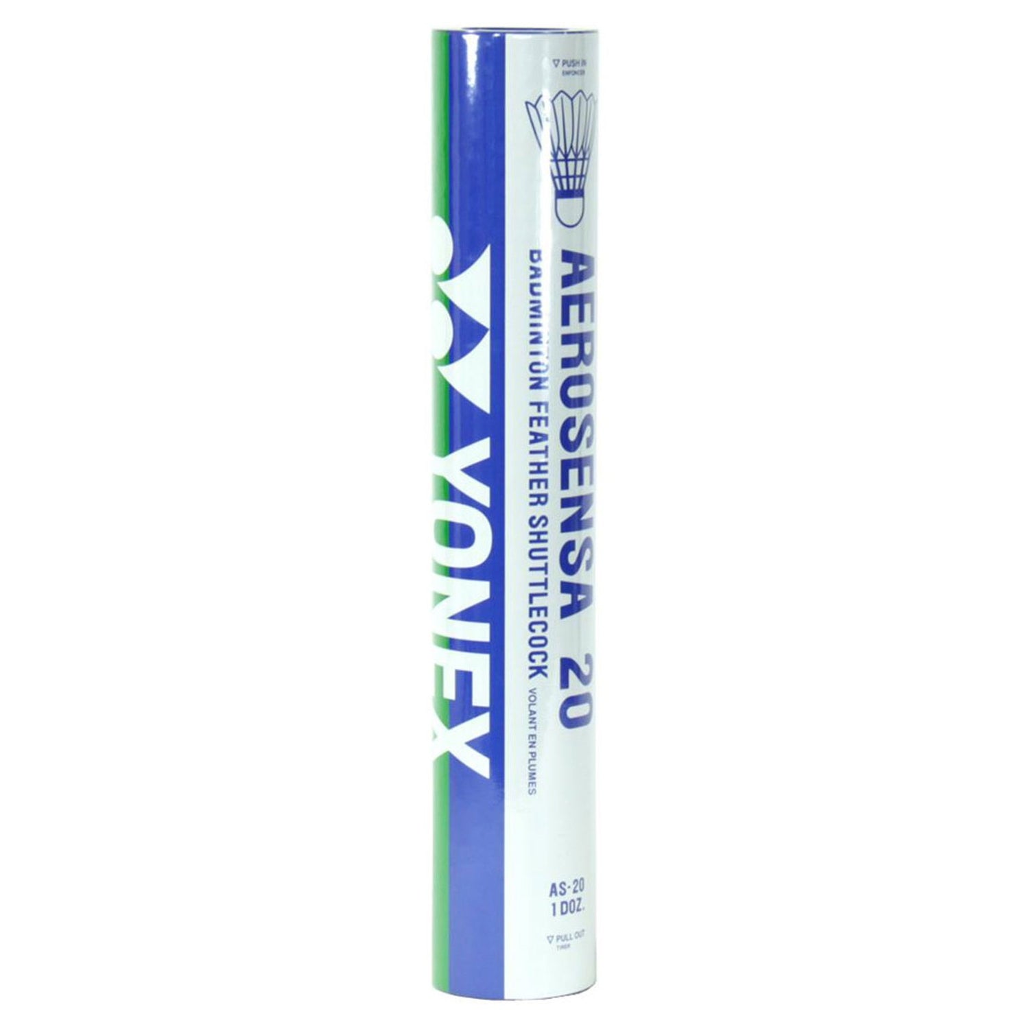 Yonex Aerosensa 20 Feather Badminton Shuttlecocks Dozen - Smash Pro