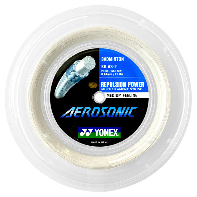 Yonex Aerosonic 0.61mm Badminton 200M Reel - Smash Pro