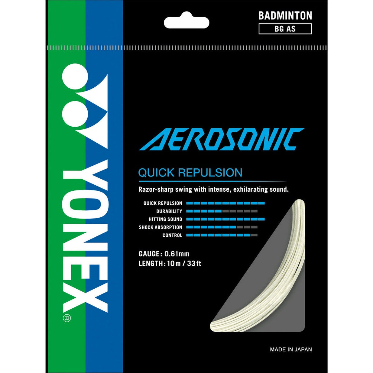 Yonex Aerosonic 0.61mm Badminton Set - Smash Pro
