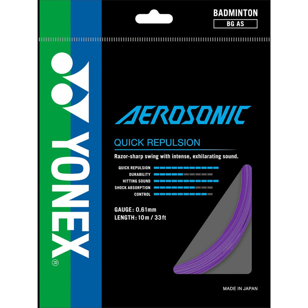 Yonex Aerosonic 0.61mm Badminton Set - Smash Pro
