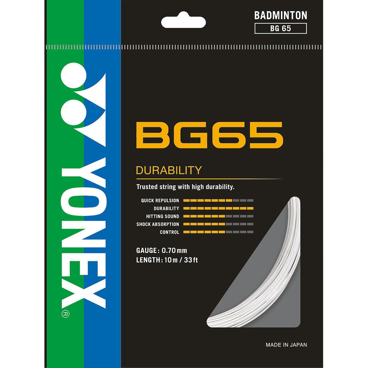 Yonex BG65 0.70mm Badminton Set - Smash Pro
