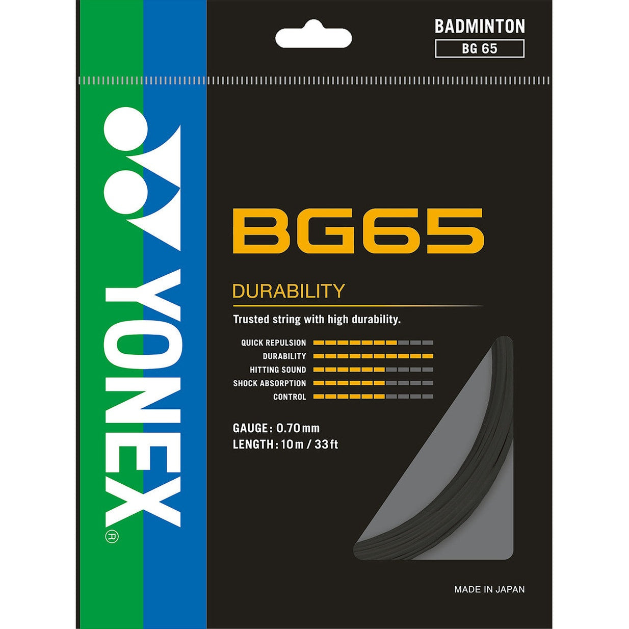 Yonex BG65 0.70mm Badminton Set - Smash Pro