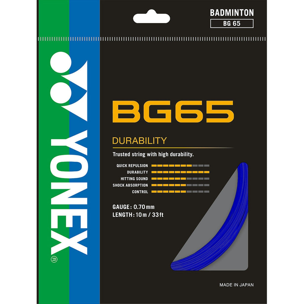 Yonex BG65 0.70mm Badminton Set - Smash Pro