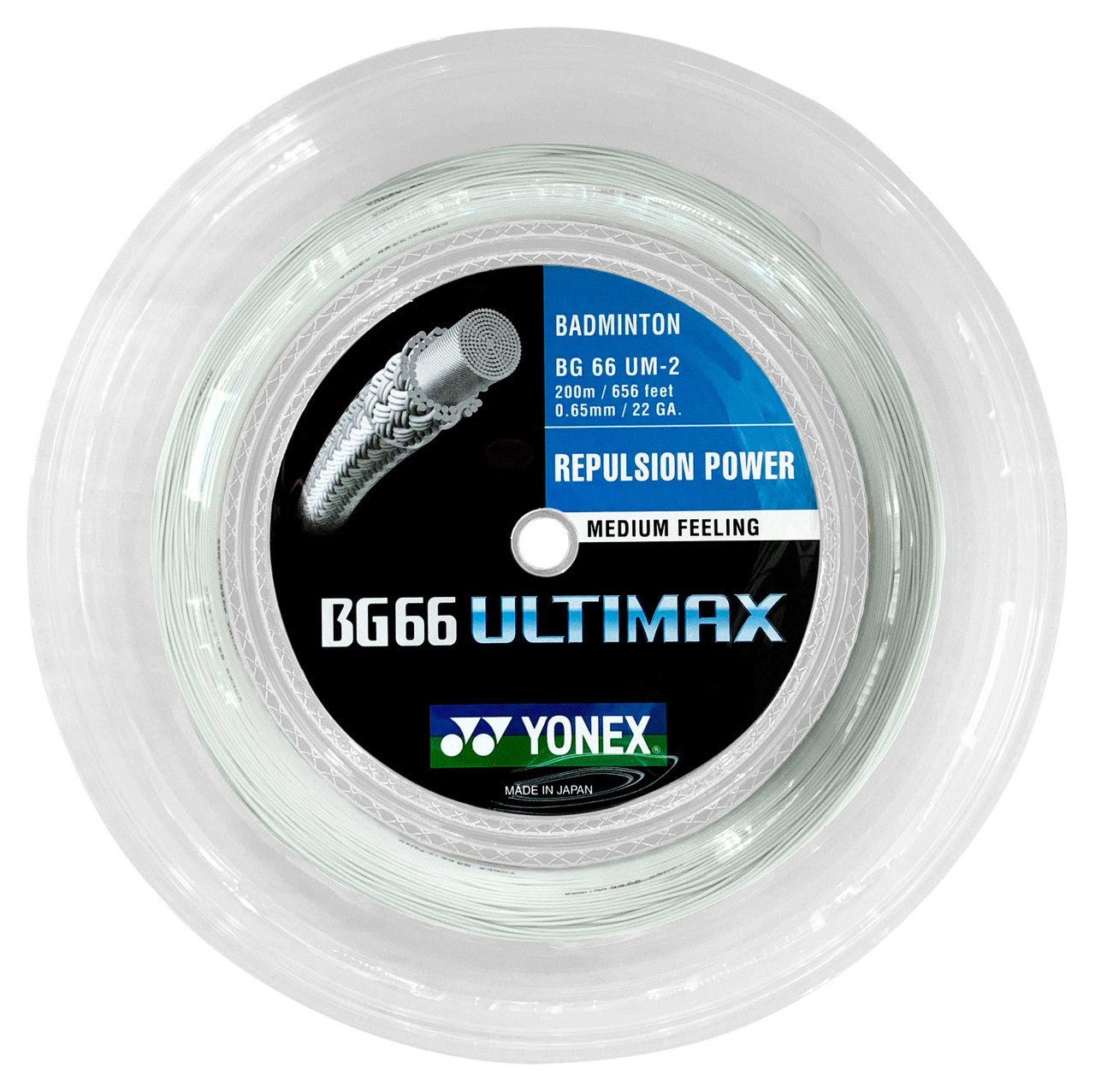 Yonex BG66 Ultimax 0.65mm Badminton 200M Reel - Smash Pro