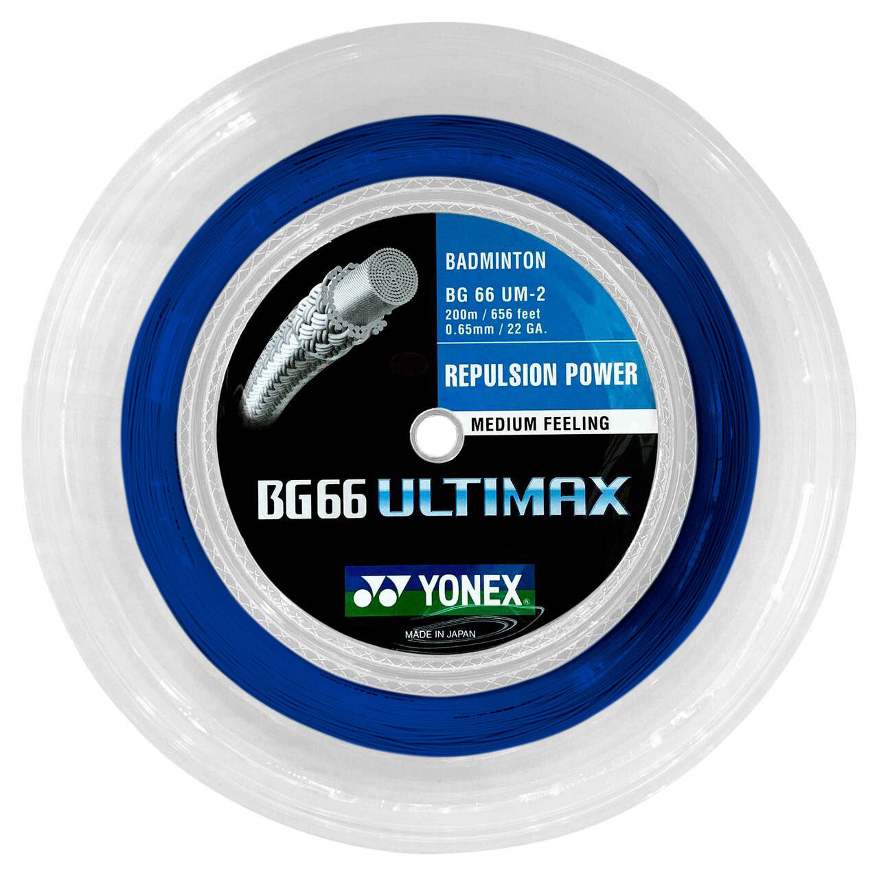 Yonex BG66 Ultimax 0.65mm Badminton 200M Reel - Smash Pro