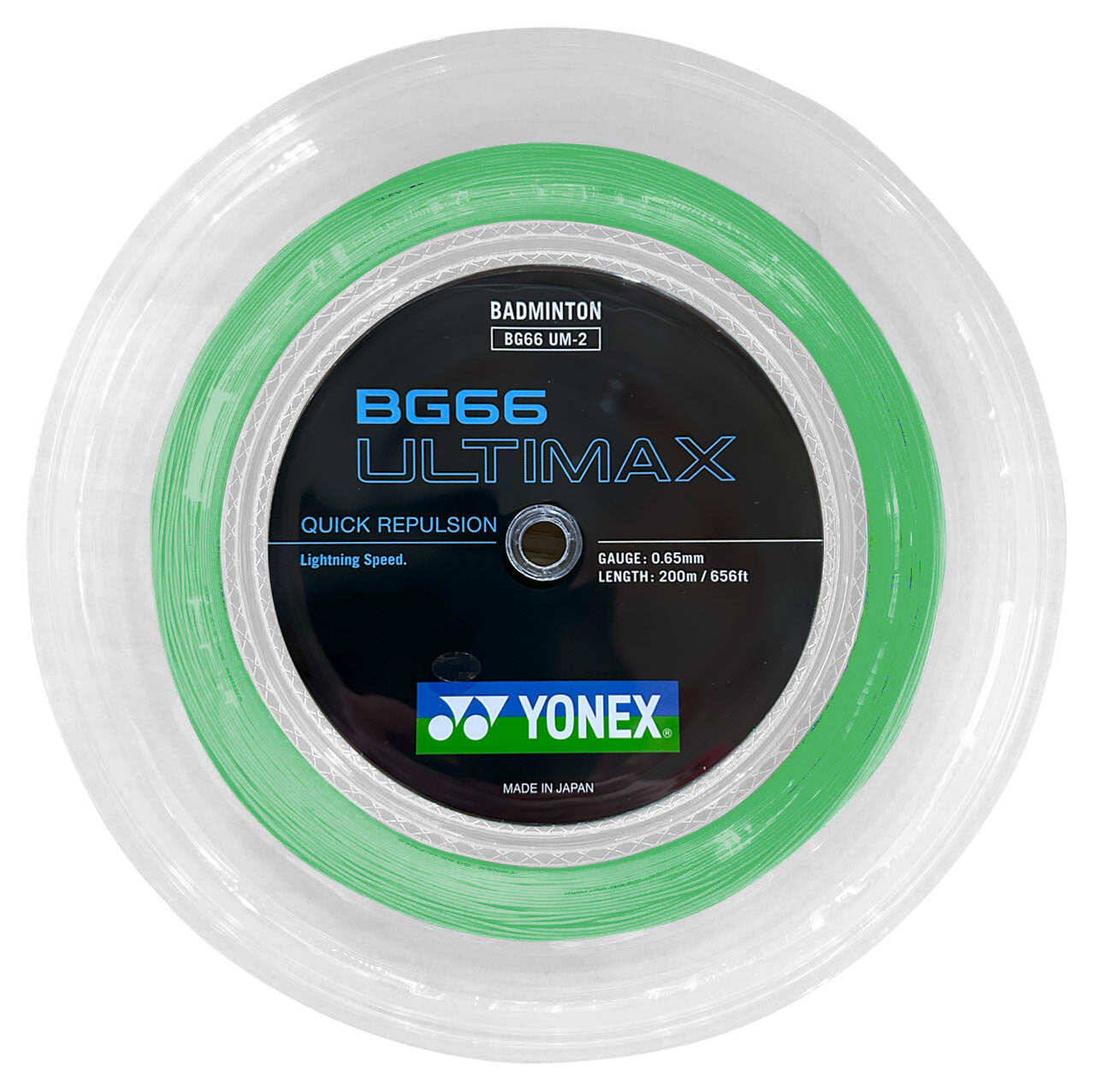 Yonex BG66 Ultimax 0.65mm Badminton 200M Reel - Smash Pro