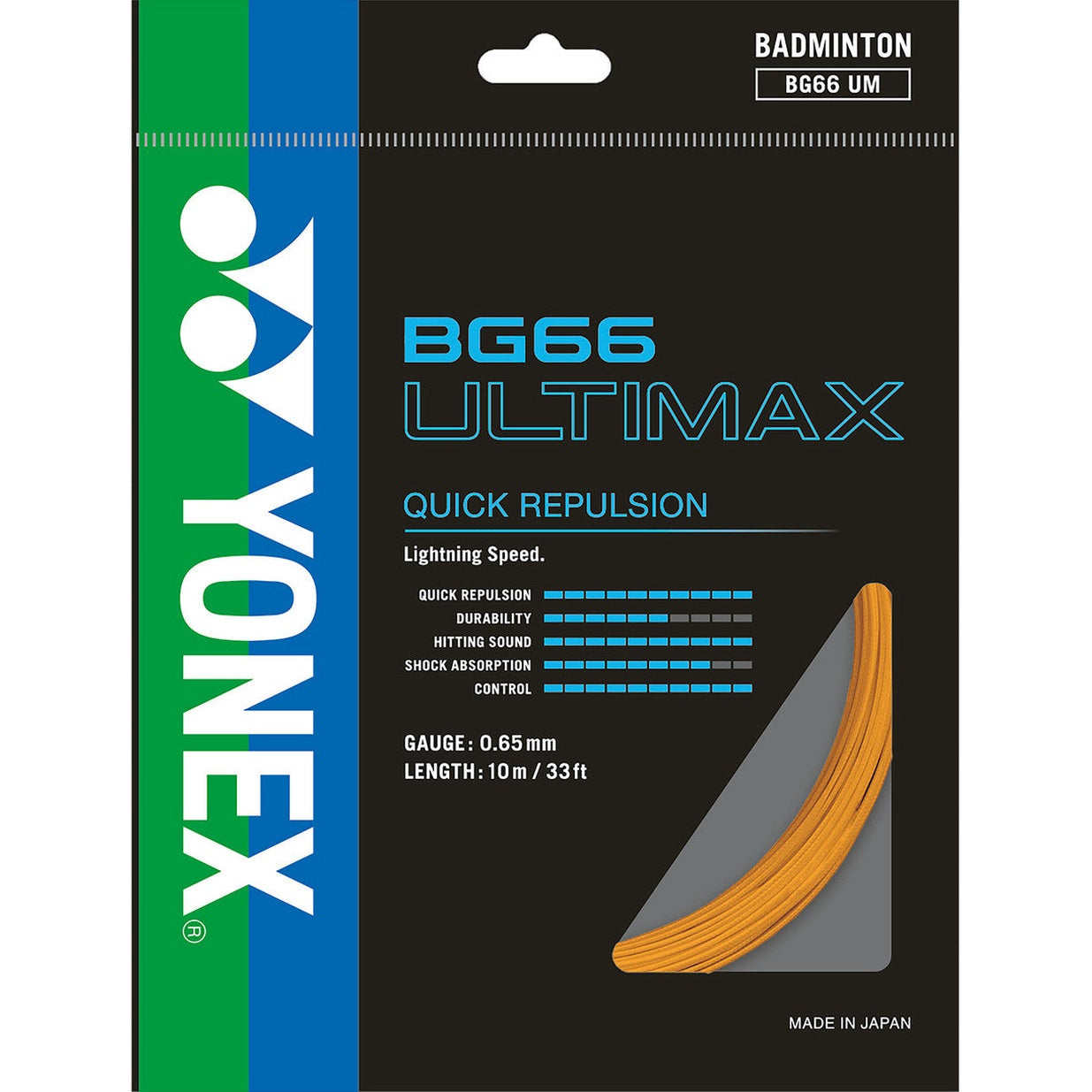 Yonex BG66 Ultimax 0.65mm Badminton Set - Smash Pro