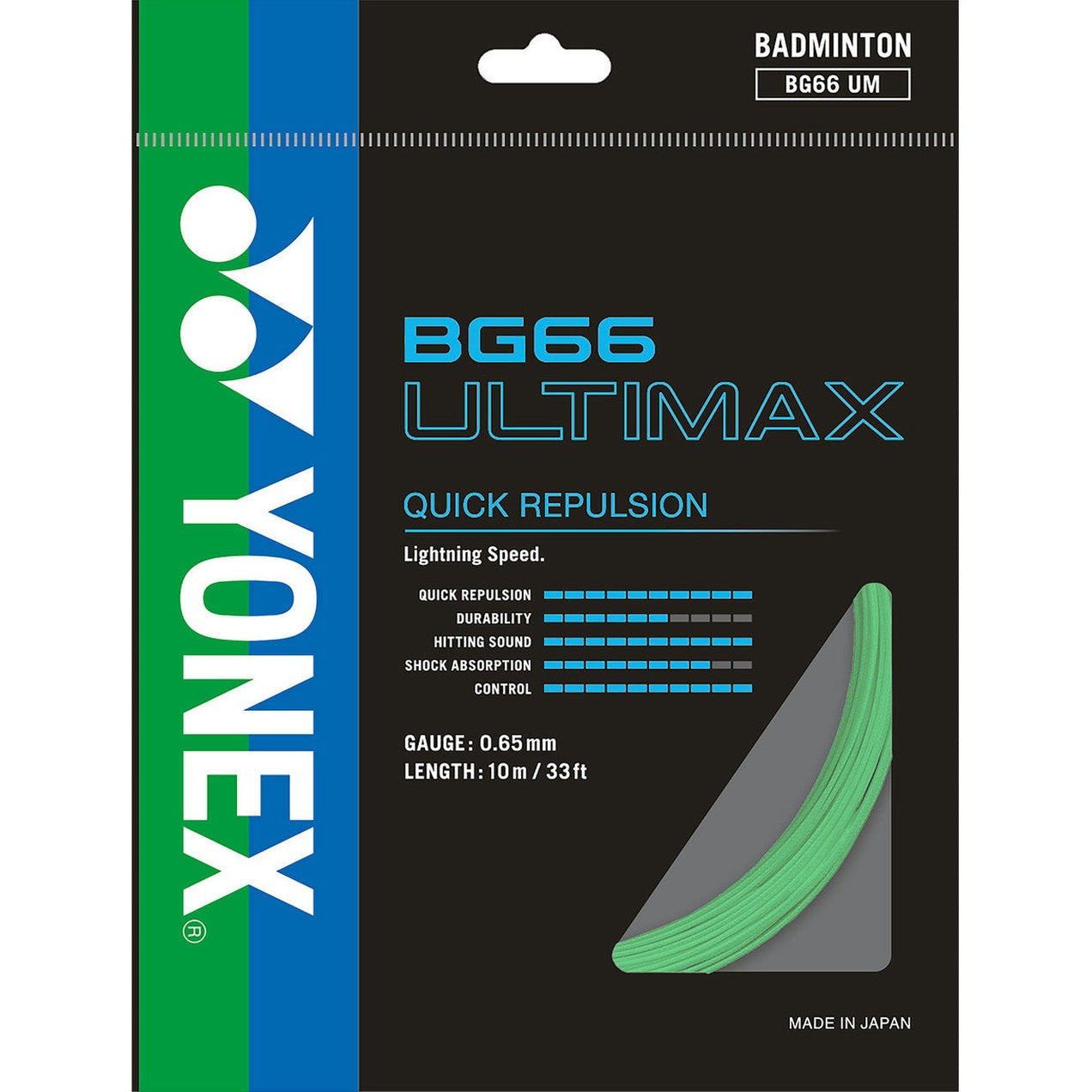Yonex BG66 Ultimax 0.65mm Badminton Set - Smash Pro