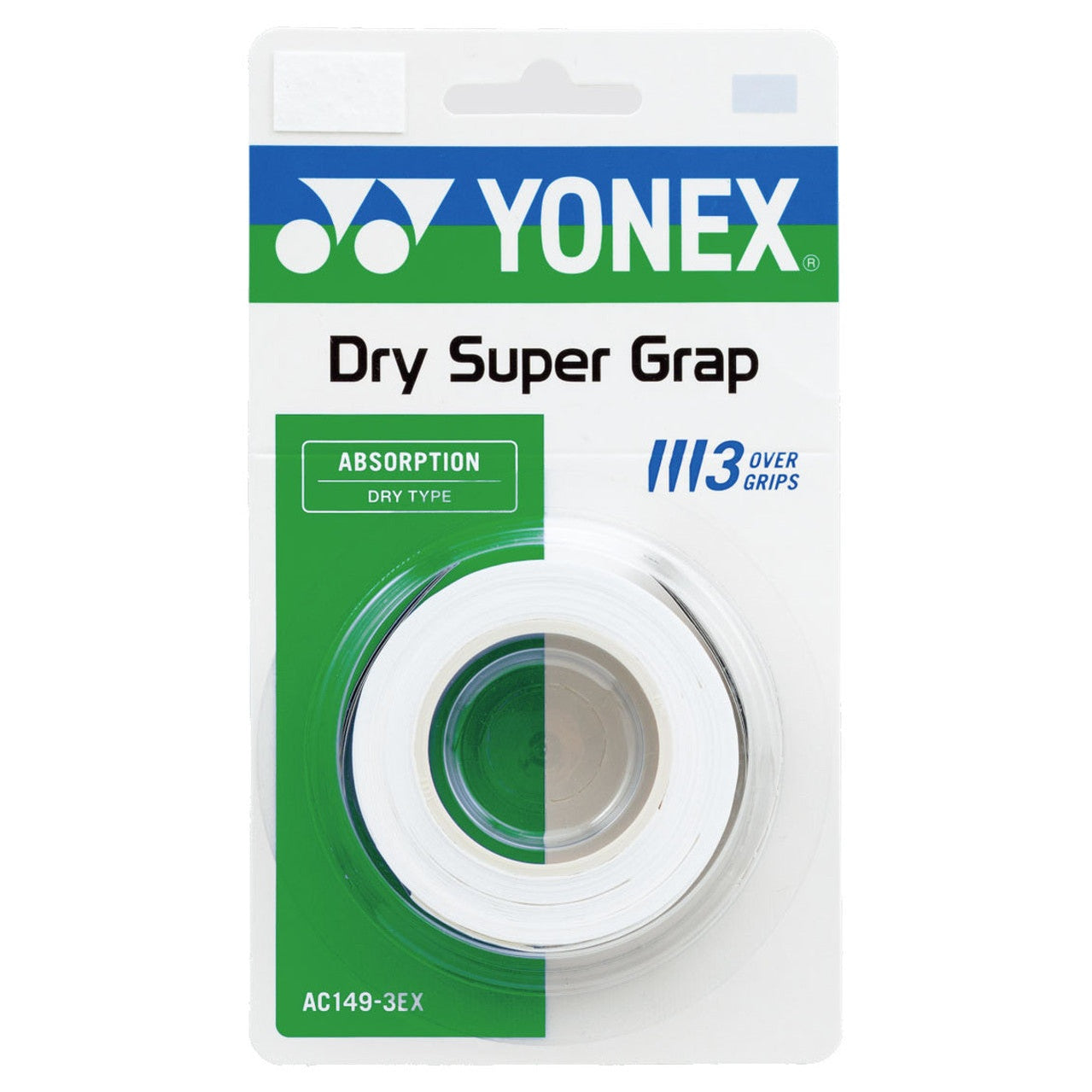 Yonex Dry Super Grap Overgrip 3 Pack - Smash Pro