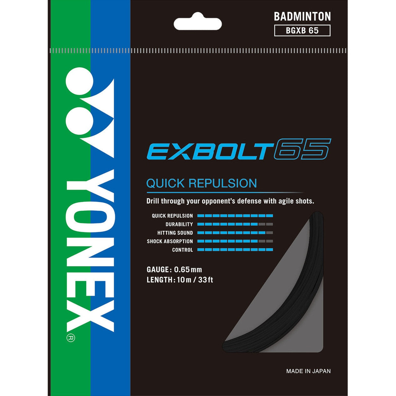 Yonex Exbolt 65 0.65mm Badminton Set - Smash Pro
