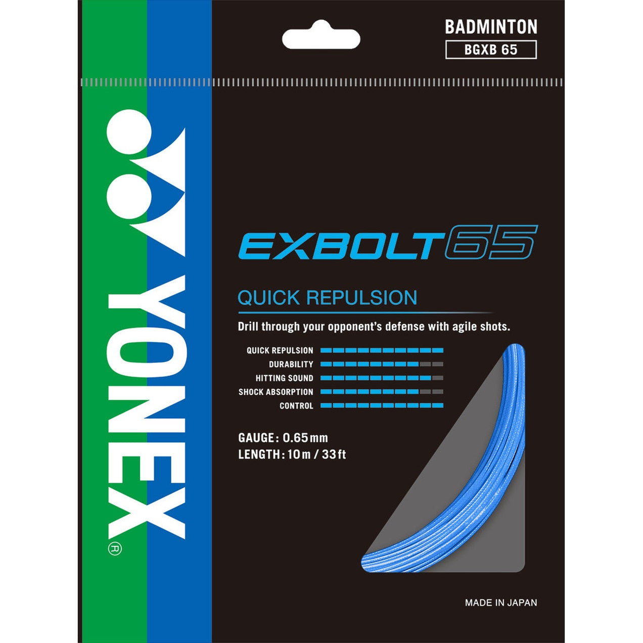 Yonex Exbolt 65 0.65mm Badminton Set - Smash Pro