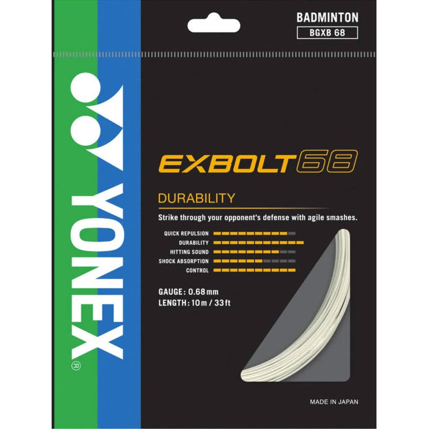 Yonex Exbolt 68 0.68mm Badminton Set - Smash Pro