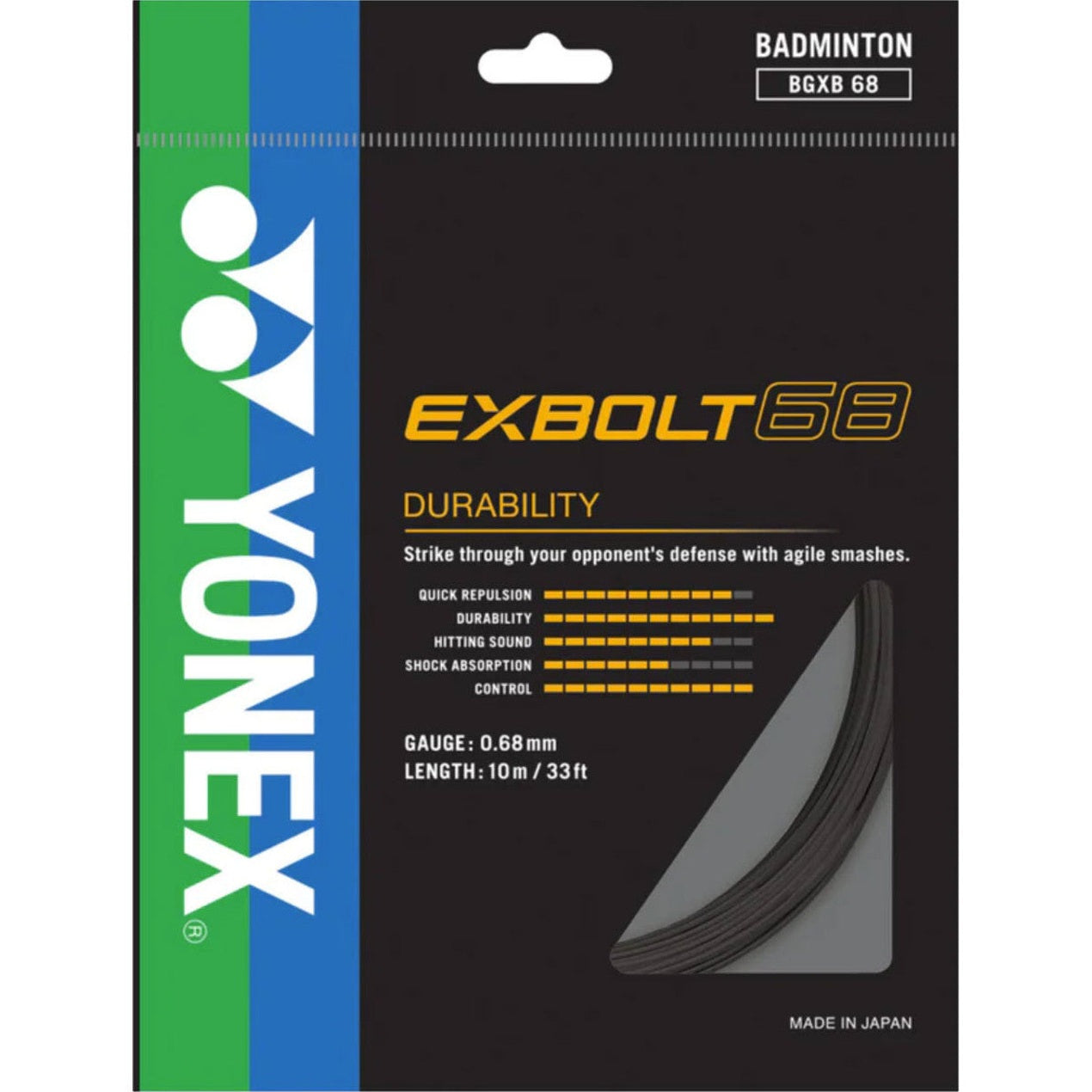 Yonex Exbolt 68 0.68mm Badminton Set - Smash Pro