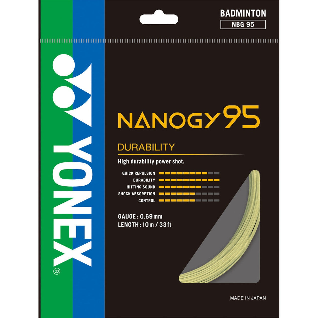 Yonex Nanogy 95 0.69mm Badminton Set - Smash Pro