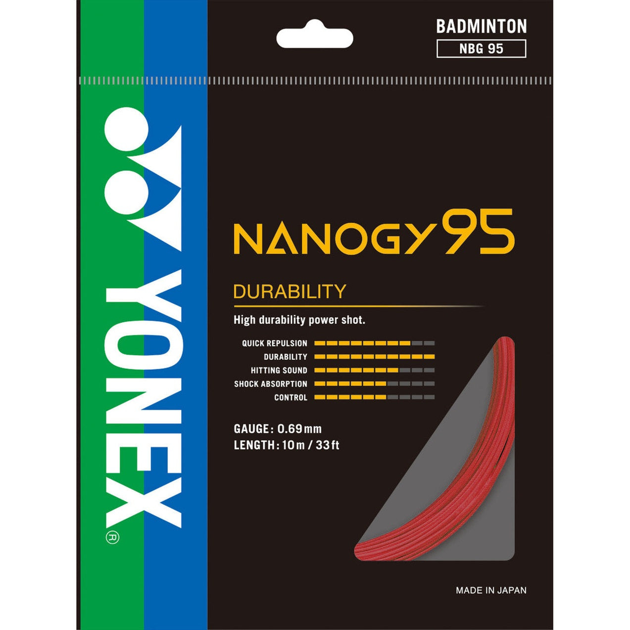 Yonex Nanogy 95 0.69mm Badminton Set - Smash Pro