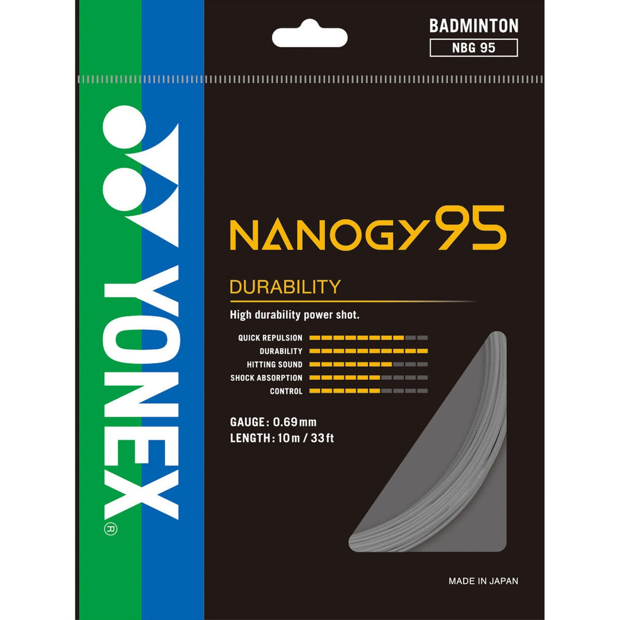 Yonex Nanogy 95 0.69mm Badminton Set - Smash Pro