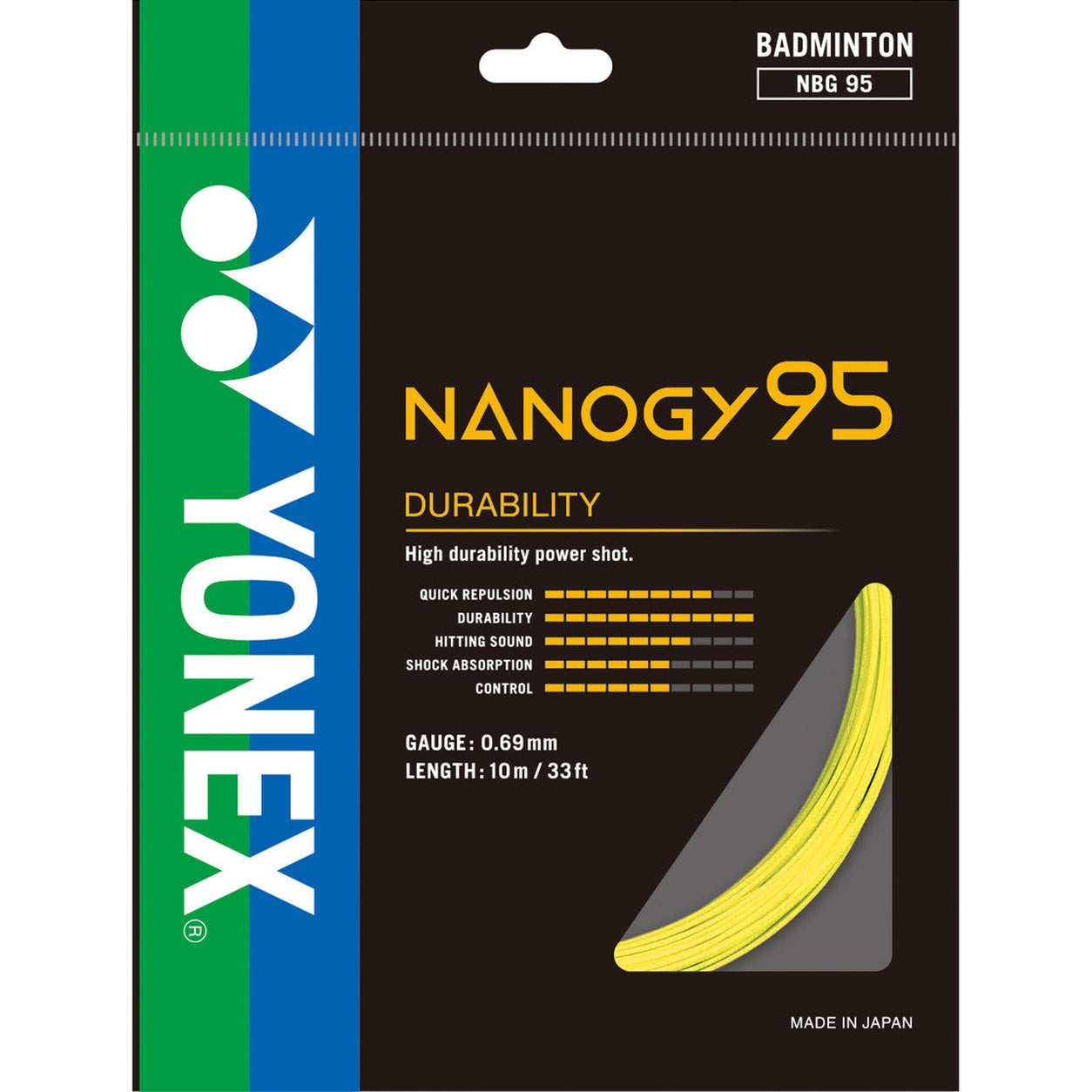 Yonex Nanogy 95 0.69mm Badminton Set - Smash Pro