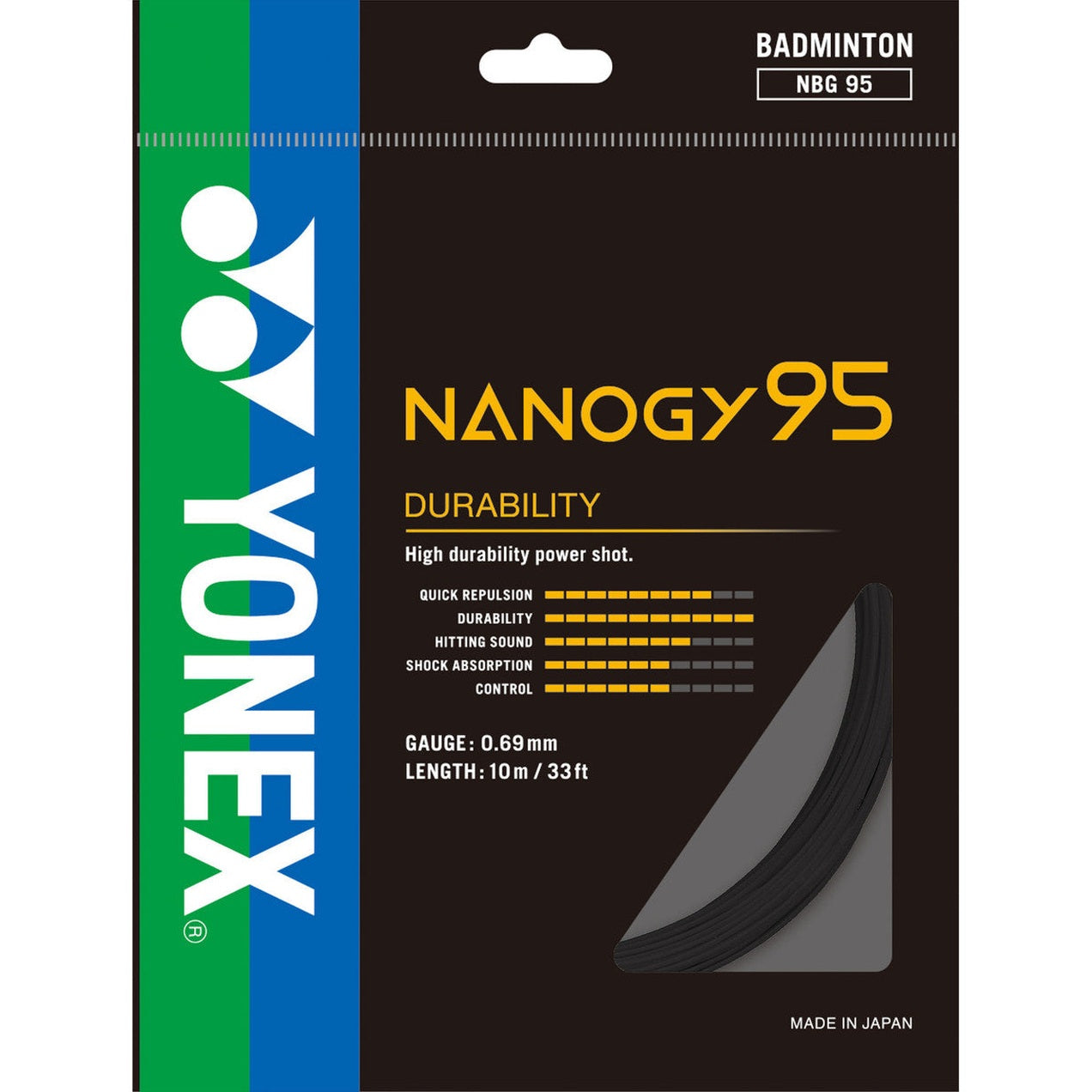 Yonex Nanogy 95 0.69mm Badminton Set - Smash Pro